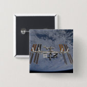 国際的宇宙駅5 缶バッジ (正面&裏面)