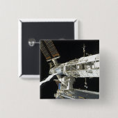 国際的宇宙駅8 缶バッジ (正面&裏面)