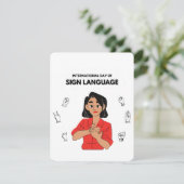 国際的手話の日 シーズンカード (スタンド正面)