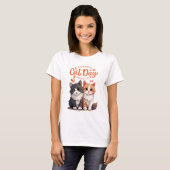 国際的猫の日 Tシャツ (正面フル)