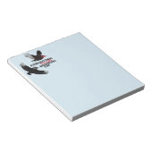 国際的禿鷹認識度日 ノートパッド (アングル)