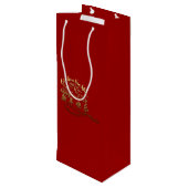 国際的金ゴールドウィズラットニューイヤー2020ワインG ワインギフトバッグ (裏面アングル)