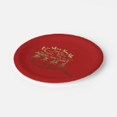 国際的金ゴールドウィッシュラット2020年PP ペーパープレート (アングル)