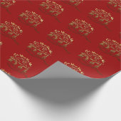 国際的金ゴールドウィッシュラット2020年WP ラッピングペーパー (角)