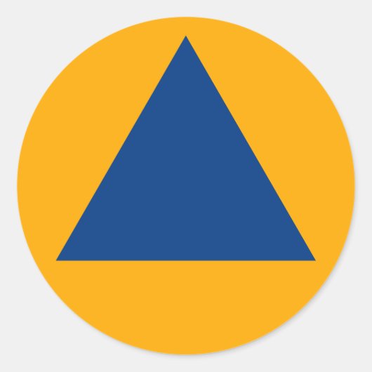 国際的防衛大会署名 ラウンドシール (正面)