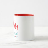 国際的Being You Day™ QuTwo-Tone Mug マグカップ (中央)