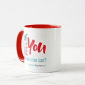 国際的Being You Day™ QuTwo-Tone Mug マグカップ (正面左)