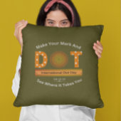 国際的Dot Dayデザイン クッション