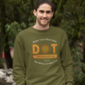 国際的Dot Dayデザイン スウェットシャツ