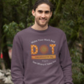 国際的Dot Dayデザイン スウェットシャツ