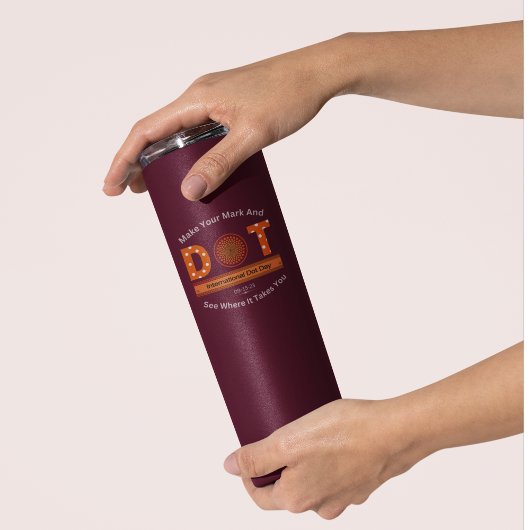 国際的Dot Dayデザイン タンブラー