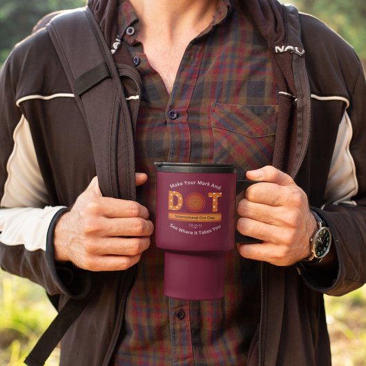 国際的Dot Dayデザイン トラベルマグ