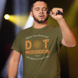 国際的Dot Dayデザイン Tシャツ