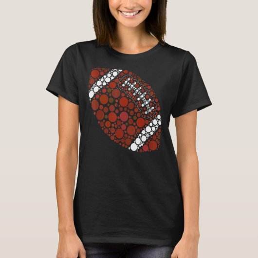 国際的Dot Day Football男児T Tシャツ (正面)