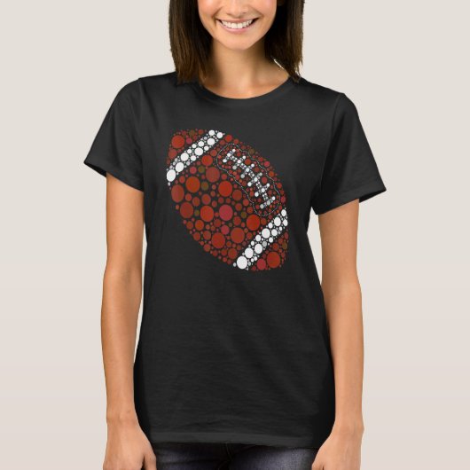 国際的Dot Day Football男児T Tシャツ (正面)