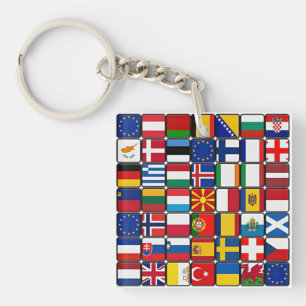 国際的flagsコレクション，世界の国旗 キーホルダー