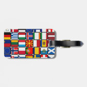 国際的flagsコレクション,世界の国旗 ラゲッジタグ (裏面横)