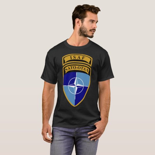 国際的ISAF(Security Assistance Force) NAT Tシャツ (正面フル)