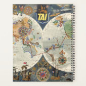 国際航空世界地図 プランナー手帳 (裏面)