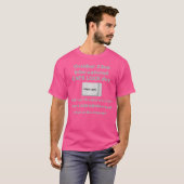 国際Caps Lockデー 怒りのインターネット Tシャツ (正面フル)