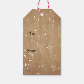 国雪だるまギフトラベル ギフトタグ (裏面)