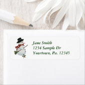 国雪だるま住所 シール (インサイチュ)