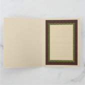 国雪だるま追加メッセージクリスマスカード サンキューカード (内部)