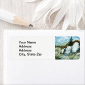 国風景・景勝松雲 ラベル (インサイチュ)