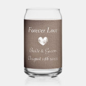 国魅力的テーマのバ結婚ラ缶グラス ガラス缶 (正面)