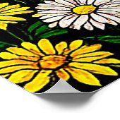 国鮮やか側の風景と山の景色 ポスター (角)