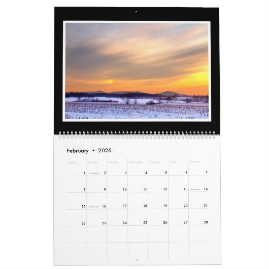 国2019のカレンダーの日没-トムMinutolo カレンダー (2月 2026)