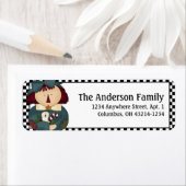 国/プライムクリスマスアニー住所 シール (インサイチュ)