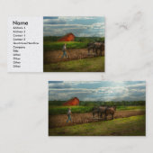 国 – リングオズ， NJ – 作物の準備 名刺 (正面/裏面)