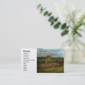 国 – リングオズ， NJ – 作物の準備 名刺 (スタンド正面)