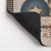 国 – 初期の簡略化 – 黄色いボックス マウスパッド (コーナー)