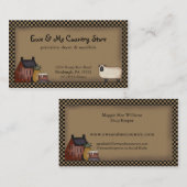 国Saltbox & Sheep名刺テンプレート 名刺 (正面/裏面)