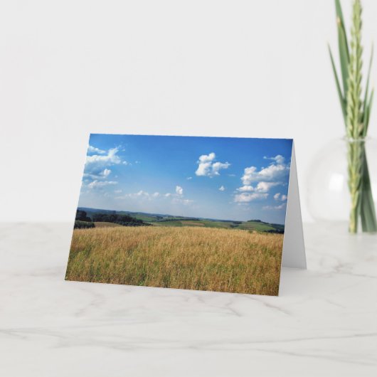 圃場の眺め カード (正面)