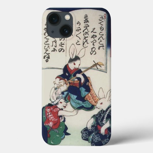 國芳 Ken Rabbit Epidemic Kuniyoshi Fine Art Case-Mate iPhoneケース (裏面)