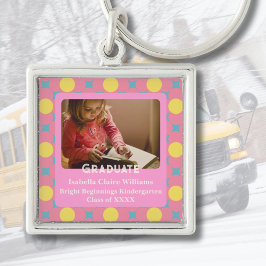 園児向けのかわいい花学位授与 キーホルダー