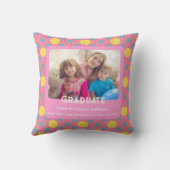 園児向けのかわいい花学位授与 クッション (裏面)