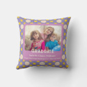 園児向けのかわいい花学位授与 クッション (裏面)