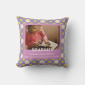 園児向けのかわいい花学位授与 クッション (正面)