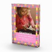 園児向けのかわいい花学位授与 フォトブロック (右)