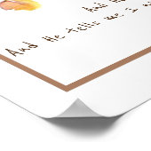 ~園内で心地よい賛美歌の庭のバードアート ポスター (角)