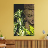 園内の像：タイのチェンマイ キャンバスプリント (インサイチュ (リビング))