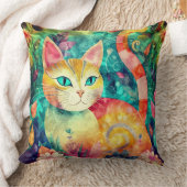 園内の雄大な猫 クッション (ブランケット)