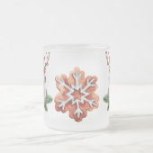 園区スタイル – 年賀ガラス フロストグラスマグカップ (中央)