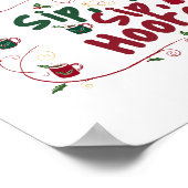 園区園区ホーレイ!,ホリデーギャザリングデザイン ポスター (角)