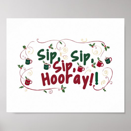 園区園区ホーレイ!,ホリデーギャザリングデザイン ポスター (正面)