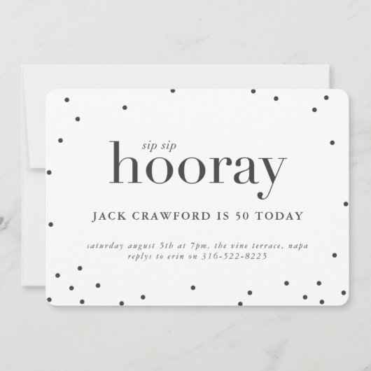 園区誕生日パーティーの招待 招待状 (正面)